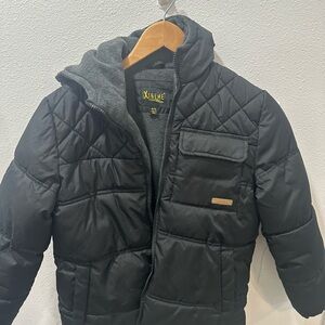 Kids Black Puffer Jacket